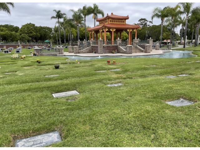 Asian Garden Cemetery Burial Plot