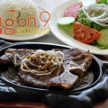 Bo Ne - Woke up this morning craving steak for some reason. Must be that time of the month. Good thing we have a t-bone steak on a sizzling hot plate at Saigon 9. Makes filling my cravings even easier.