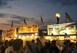 Flower Garden - Food stands